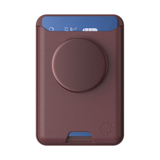 Aluminum Oxblood — Softgoods MagSafe PopWallet+ - US 98368