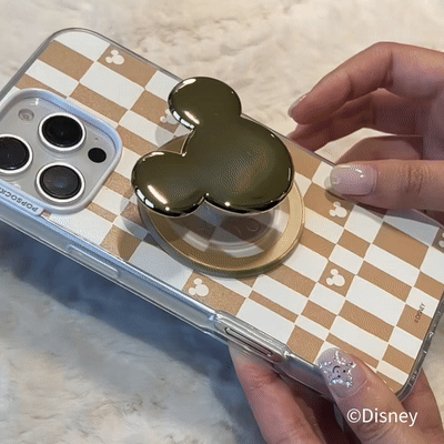 Enamel Gold Mickey Head — MagSafe PopGrip - US 92907