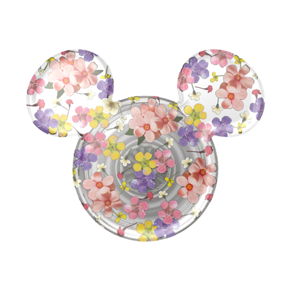 Translucent Mickey Mouse Cascading Flowers — Adhesive PopGrip - US 49556