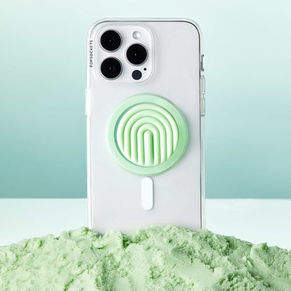 PopOut Curves Matcha Dew — MagSafe PopGrip - US 92043