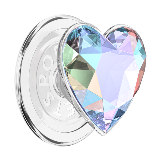 Iridescent Crystal Heart — MagSafe PopGrip - US 77822