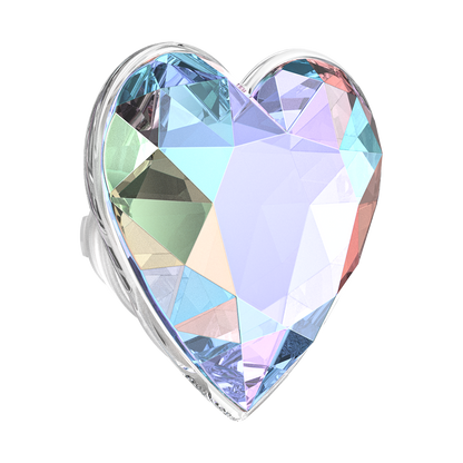 Iridescent Crystal Heart — MagSafe PopGrip - US 02520