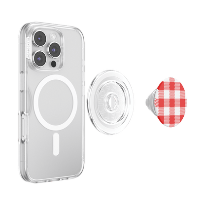 Red Gingham — MagSafe PopGrip - US 77099