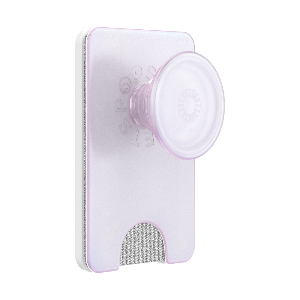 Opalescent White — MagSafe Kick-Out PopWallet+ & Stand - US 38980
