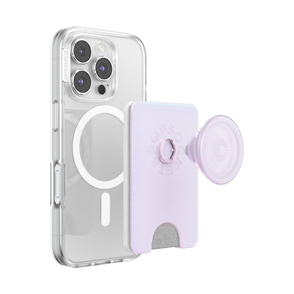 Opalescent White — MagSafe Kick-Out PopWallet+ & Stand - US 02008