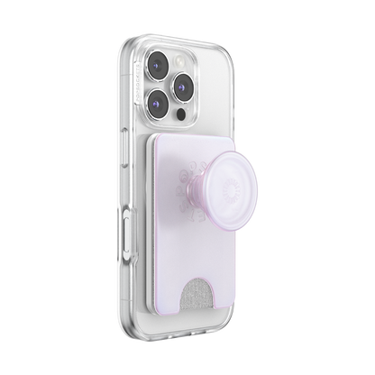 Opalescent White — MagSafe Kick-Out PopWallet+ & Stand - US 51346