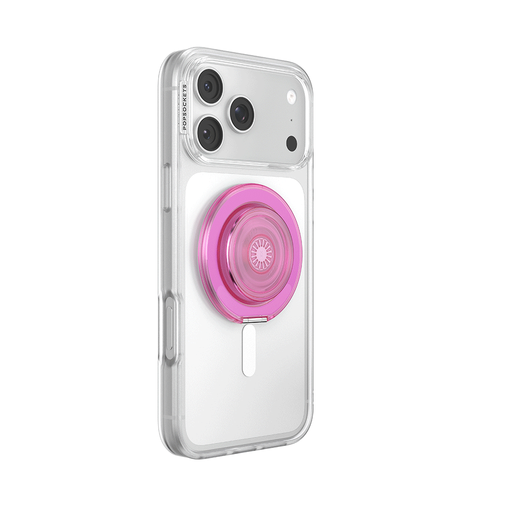 Translucent Baby Pink — MagSafe Kick-Out Grip & Stand - US 08243