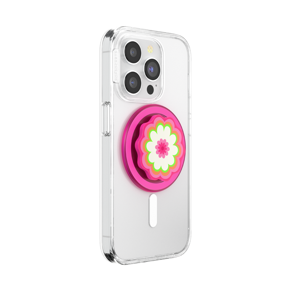 Molded Flower Kaleidoscope Pink — MagSafe PopGrip - US 16875