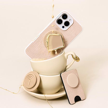 Latte Petrified — iPhone 15 Plus MagSafe Case - US 23986