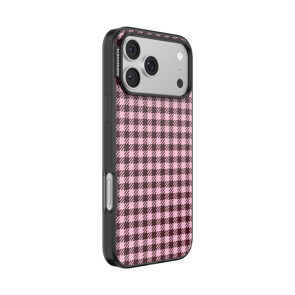 Black Cherry Gingham — iPhone 17 Pro Max MagSafe Case - US 52441