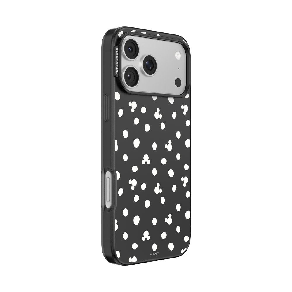 Translucent Black Mickey Polka Dot — iPhone 17 Pro Max MagSafe Case - US 64664