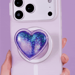Tidepool Squishy Heart Lavender — MagSafe PopGrip - US 41341