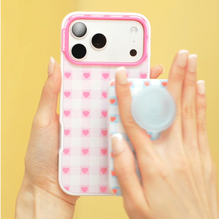 Blush Gingham — iPhone 17 Pro Max MagSafe Case - US 79829