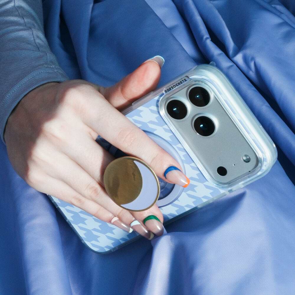 Lilac Houndstooth — iPhone 17 MagSafe Case - US 89715
