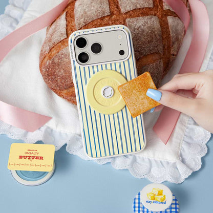 Butter Stripes — iPhone 14 Pro MagSafe Case - US 48925